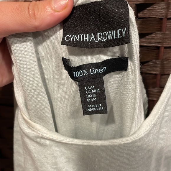 Womens Cynthia Rowley Linen Dress size medium - Picture 6 of 6